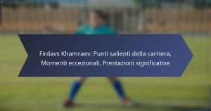 Firdavs Khamraev: Punti salienti della carriera, Momenti eccezionali, Prestazioni significative